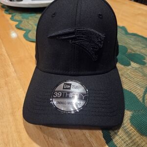 New Era Black 39THIRTY Cap with NFL Logo